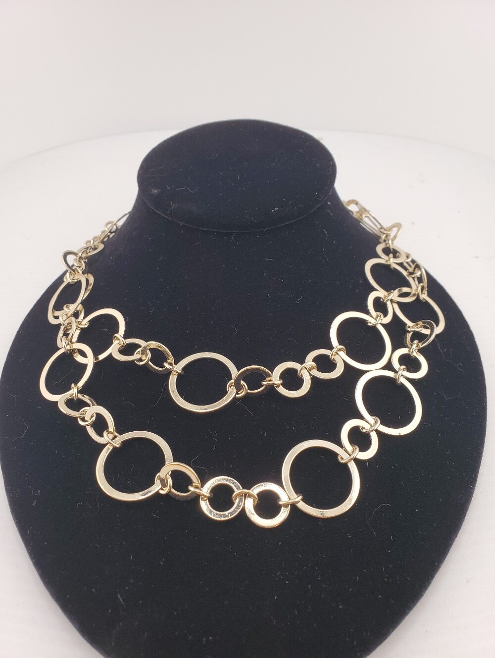 Chico's Long Circle Necklace